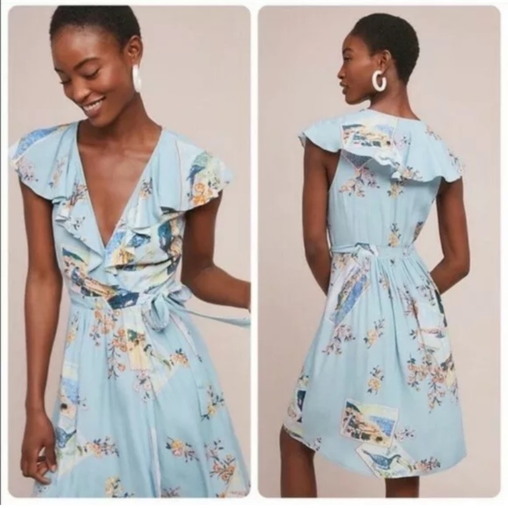 Anthropologie | Maeve Rosalia Wrap Dress
